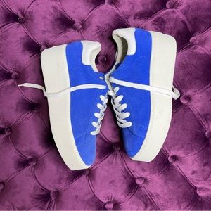 Ash Cult platform sneakers in royal blue